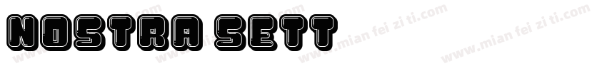 Nostra Sett字体转换